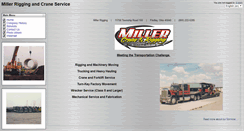 Desktop Screenshot of millerrigginginc.com